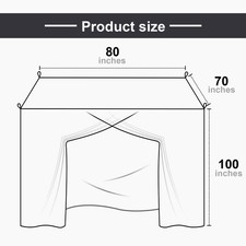 Canopy Bed Curtains Bed Drapes Mosquito Net For Full Queen King Size Bed Y2V8