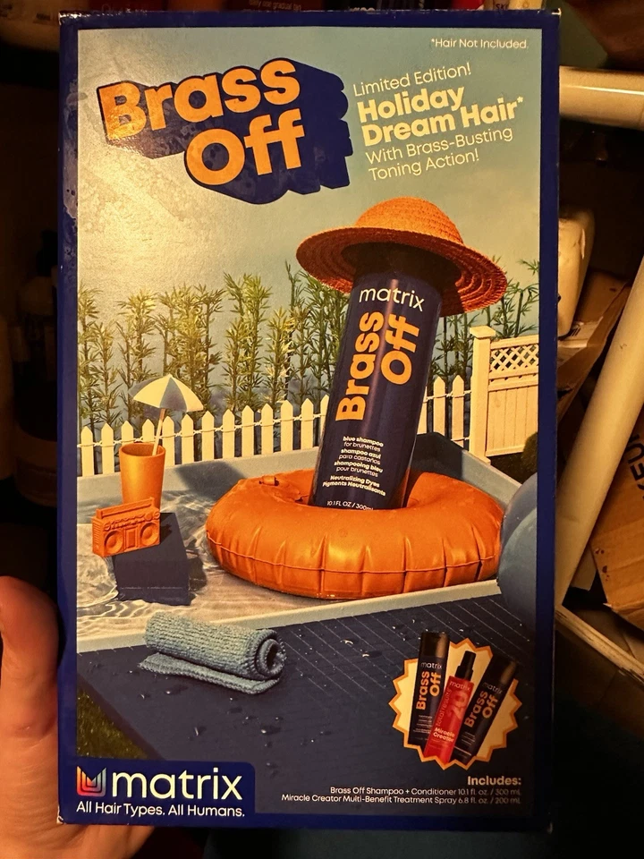 Matrix Total Results - Conjunto DUO de xampu e condicionador BRASS OFF (33,8 oz cada) - Imagem 3 de 3