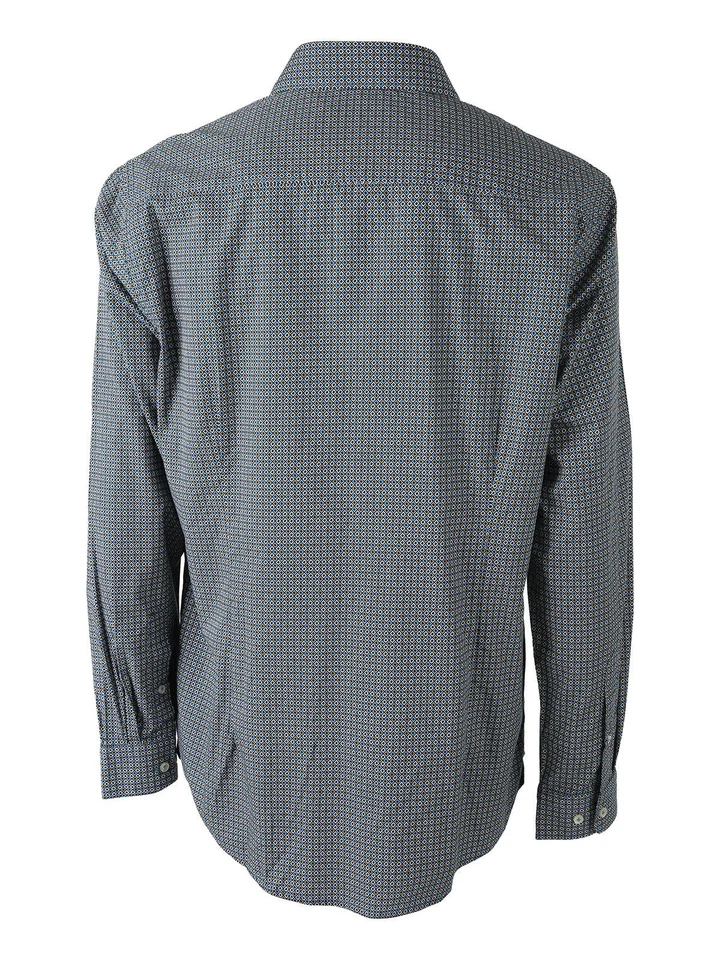 Ascot Sport Camicia da uomo in cotone a maniche lunghe con stampe - multicolore - Immagine 4 di 4