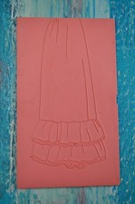 Vintage 1978 FASHION PLATES TOMY Replacement Bottom Long Maxi SKIRT