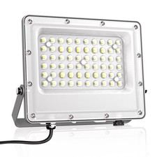 LED Outdoor Spotlight 50W 6000K Cool White Light 72 LED Super