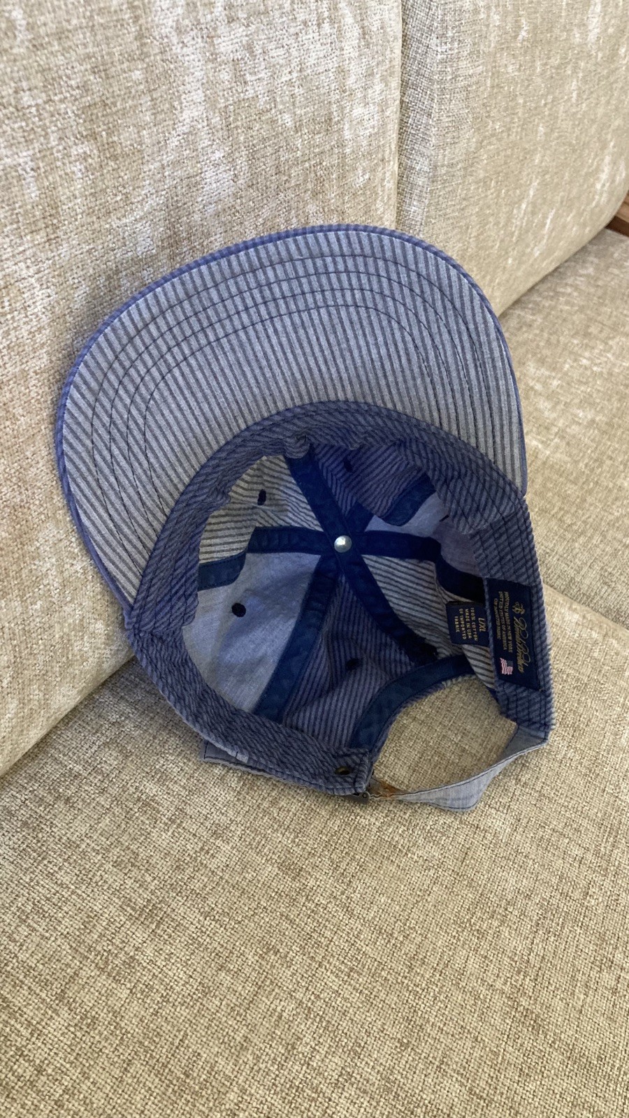 Brooks Brothers Hat Adjustable Strapback Cap Seer… - image 6