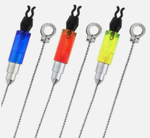 Super Stick Fishing Bite Indicators & Alarm Set - Includes Drop-Off Swingers & Hangers For Carp Fishing 5 thumbnail image