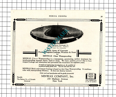 The Pitt Stadium Pittsburgh Minwax Company New York - 1926 kleine Anzeige