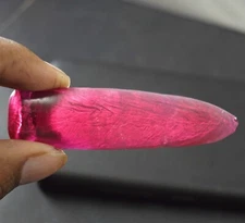 GIE Certified 162.40 Ct Red Burmese Ruby corundum Rough Natural Loose Gemstone