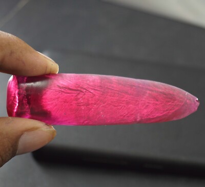 GIE Certified 162.40 Ct Red Burmese Ruby corundum Rough Natural Loose Gemstone