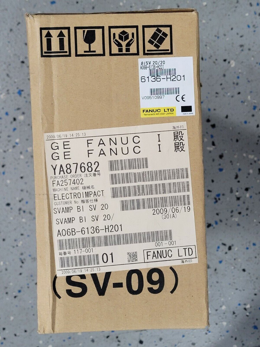New FANUC A06B-6136-H201 Servo Drive A06B6136H201 DHL Expedited