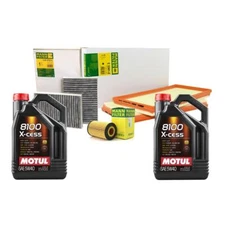 Motul + OEM Engine Oil Change Kit (5W40) (10 Liter) (X-CESS 8100)