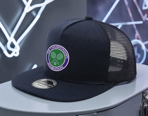 Wimbledon Championships Men's Unisex Snapback Trucker Logo Tennis Cap Hat New