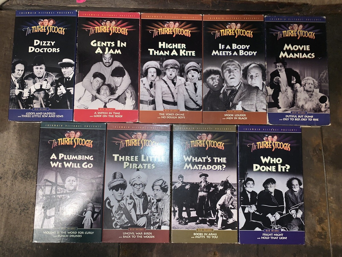 The Three Stooges VHS Lot Of 9 | eBay