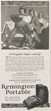 1924 AD(M9)~REMINGTON TYPEWRITER CO. BROADWAY, NY. REMINGTON PORTABLE TYPEWRITER thumbnail