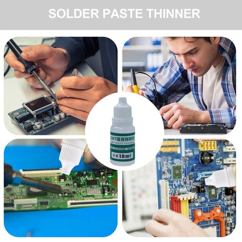10ML Solder Paste Diluent Aluminum Solder Flux Thinner Colorless Universal - Picture 12 of 12