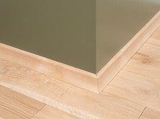 Sockelleisten Birke Select Natur 20x52 mm Fußbodenleiste 1,5-2,5m roh