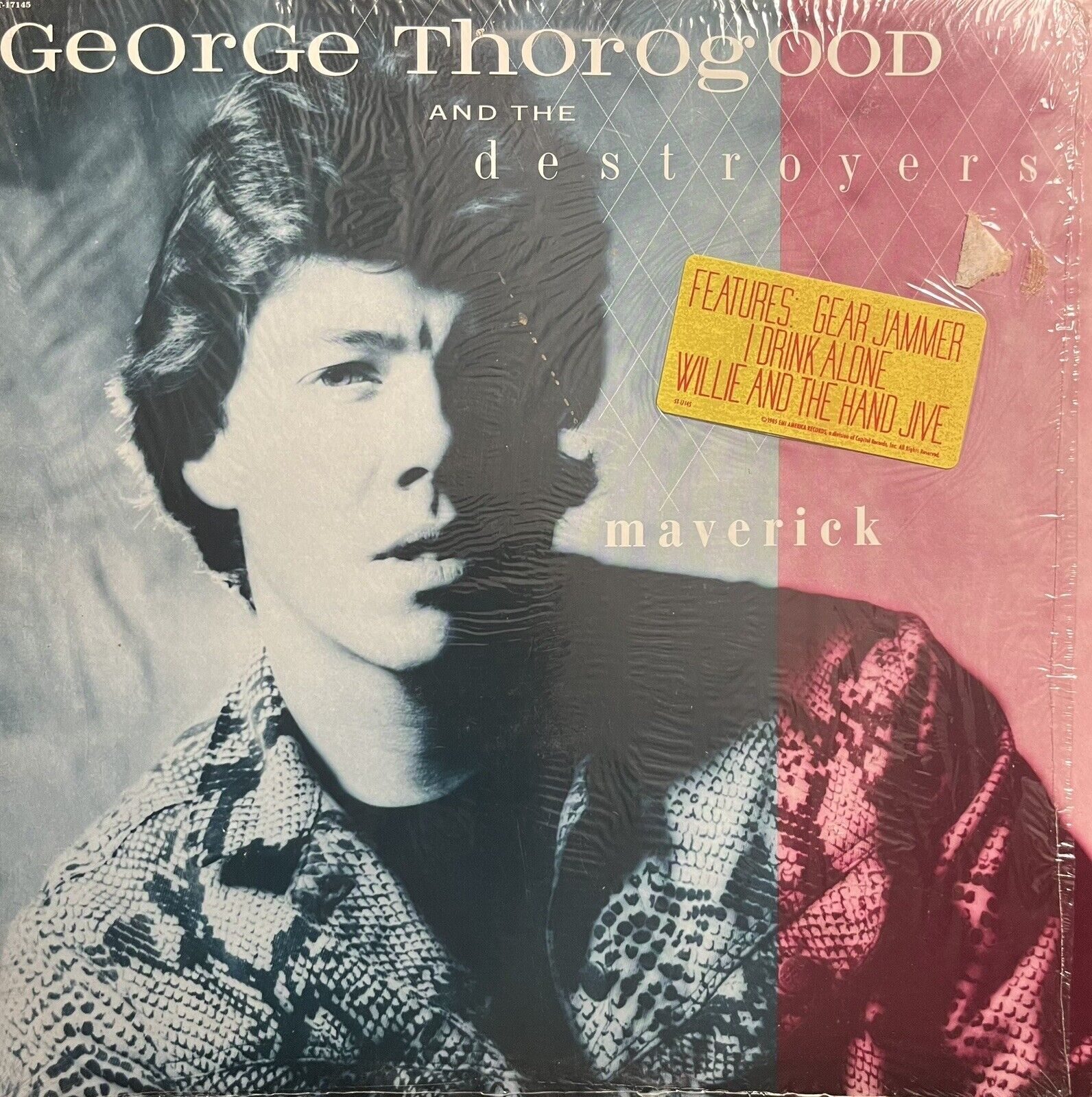 GEORGE THOROGOOD And The Destroyers ‎– Maverick LP 1985 EMI America ‎– ST-17145