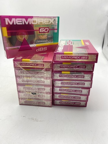 Memorex DBS 60 min 14er Pack Normal Bias Type I 120 EQ Leer Audio Cassette Tapes - Bild 3 von 4