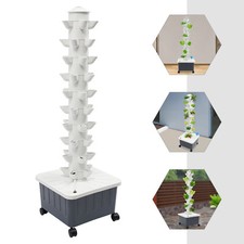 Vertical Hydroponic System Tower Garden Home ...