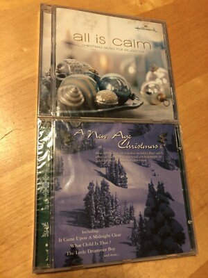 A NEW AGE CHRISTMAS II 2 FACTORY SEALED CD RARE +BONUS Hallmark All Is Calm NEW!