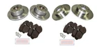 LAND ROVER DISCOVERY 2 TD5/V8 - FRONT & REAR BRAKE DISCS, BORG & BECK PADS SET