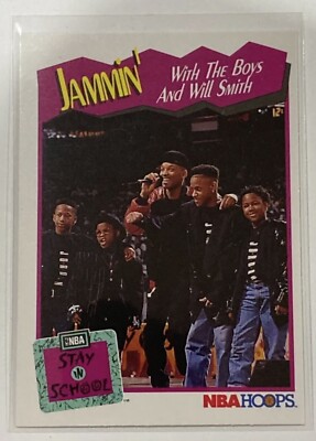 1991-92 NBA Hoops #326 Will Smith And The Boys ROOKIE CARD Rc Prince De Bel Air