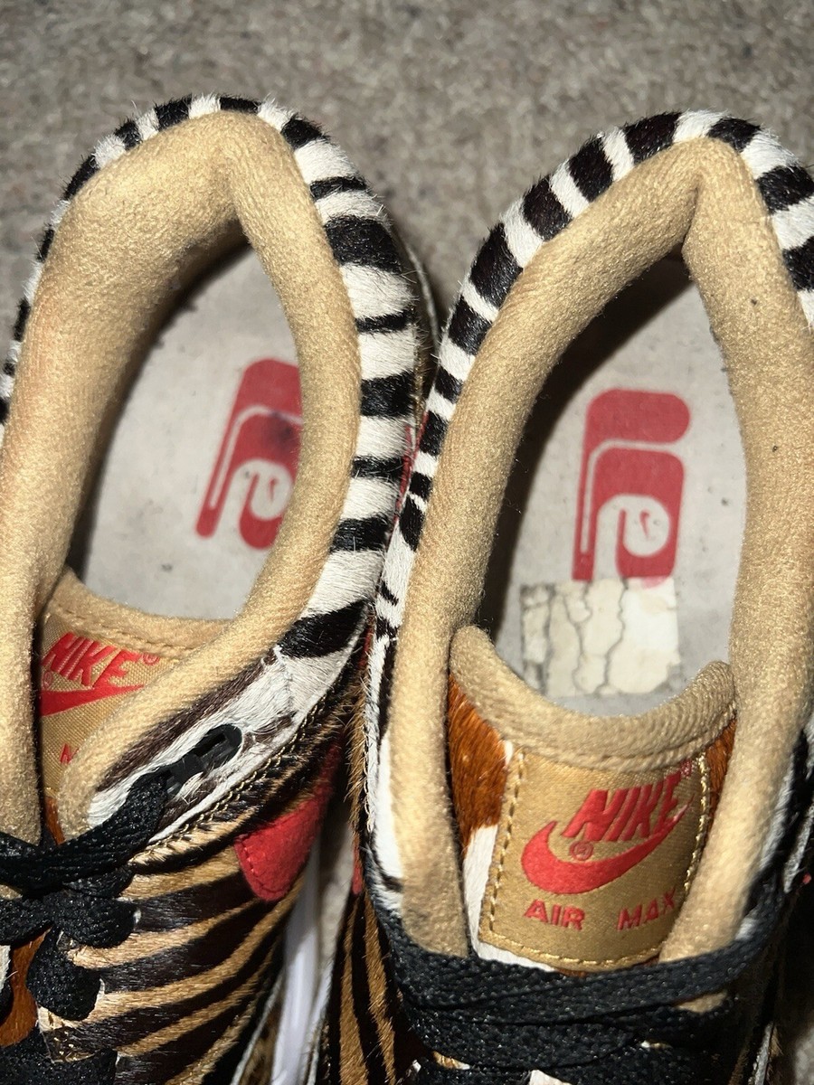 Nike Air Max 1 Atmos animal pack 2.0 size 8.5 worn maybe twice