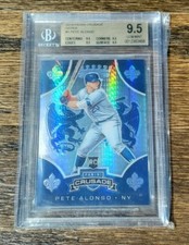2019 PANINI CRUSADE HYPER PETE ALONSO RC #1 /299 BGS 9.5 10 GEM MINT POP 3 ROY🔥