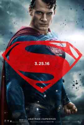 BATMAN Vs SUPERMAN DAWN OF JUSTICE 2016 Original DS 27x40 US Movie Poster ADV