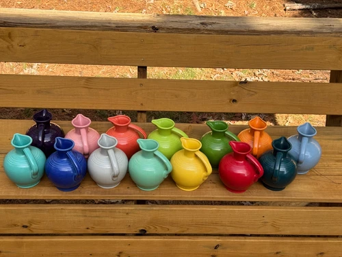 Fiestaware Water Pitcher Carafe Round Classic Ball Fiesta Various Colors