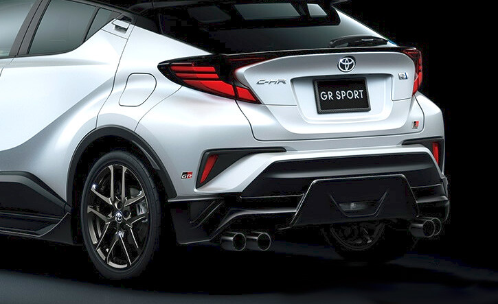 C-HR ピンバッジ Genuine Toyota C-HR Black Emblem Overlays PT948-1C200-02