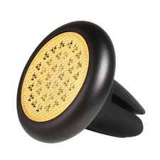 Car Air Freshener Vent Clip Solid Wood Essential Oil Diffuser  5 Pads