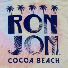 Vintage Ron Jon Shirt Mens M Tie Dye Surf Shop Cocoa Beach Big Logo Tee