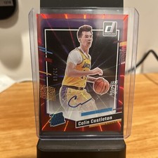 2023-24 Donruss COLIN CASTLETON Rated Rookie AUTO RC SSP Red Laser Holo 30/49