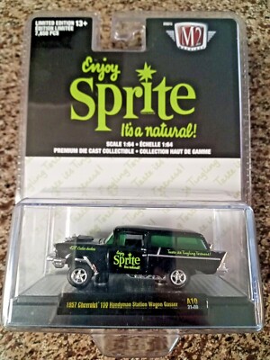 M2 Machines 1957 Chevrolet 150 Handyman Station Wagon Gasser A10 21-09 SPRITE