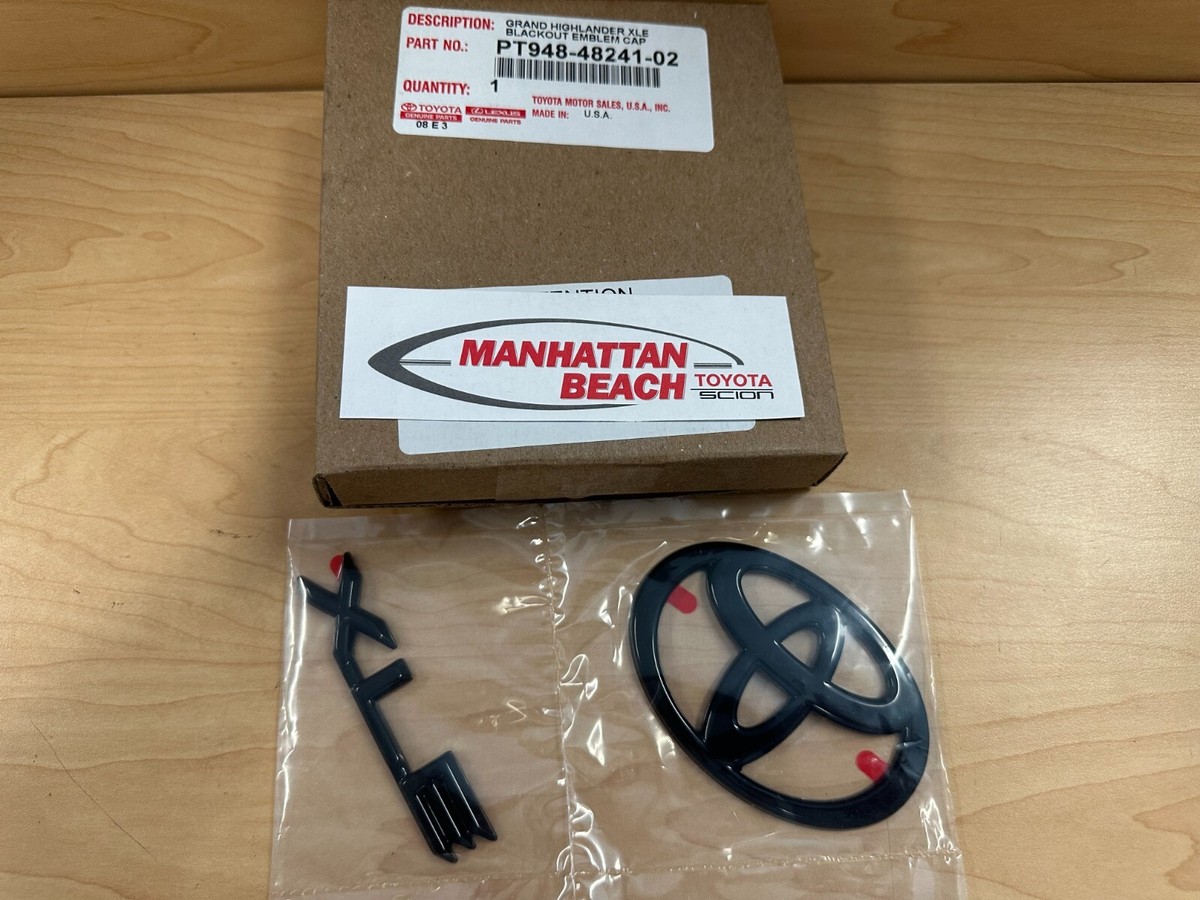 2024-2026 GRAND HIGHLANDER XLE BLACKOUT EMBLEM OVERLAY KIT GENUINE