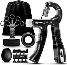 Hand Grip Strengthener Kit(5 Pack),Grip Strength Trainer, Workout Trainer Grip.