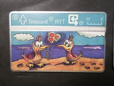 TELECARTE BELGIQUE, BELGACOM THEME ANIMAUX, OISEAUX PIE