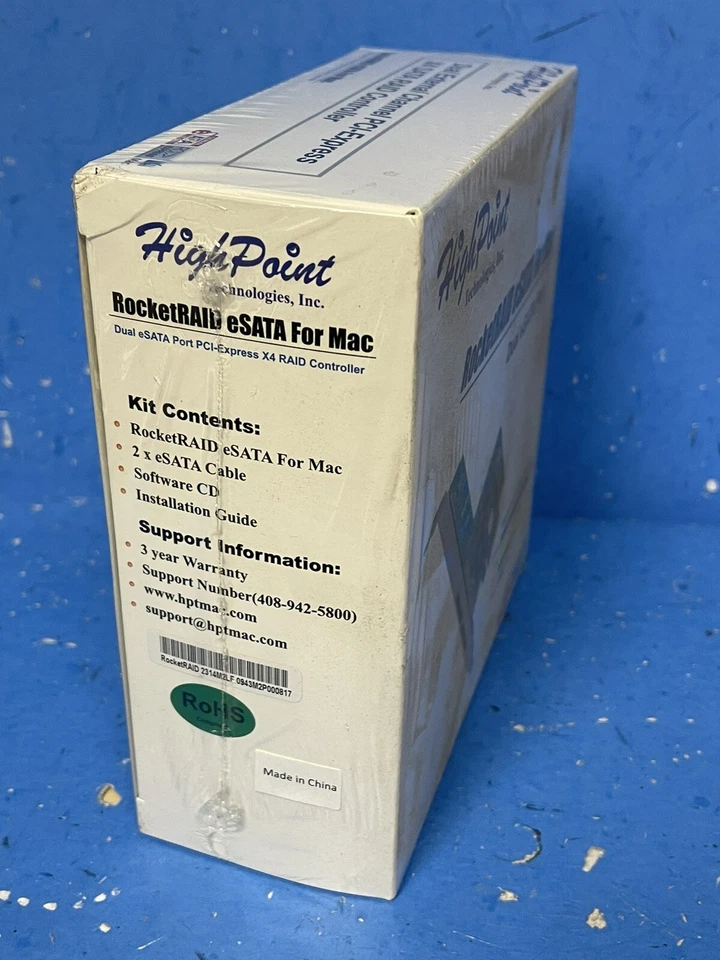 NEW HighPoint RocketRAID eSATA Controller MAC Dual eSATA Port X4 RAID Controller - Image 2 of 4