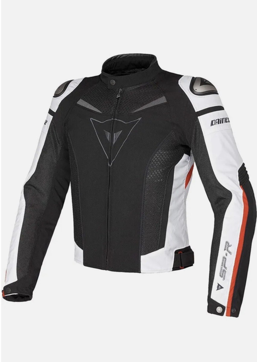 Dainese SUPER SPEED TEX Motorbike Motorcycle Black Red Jacket w