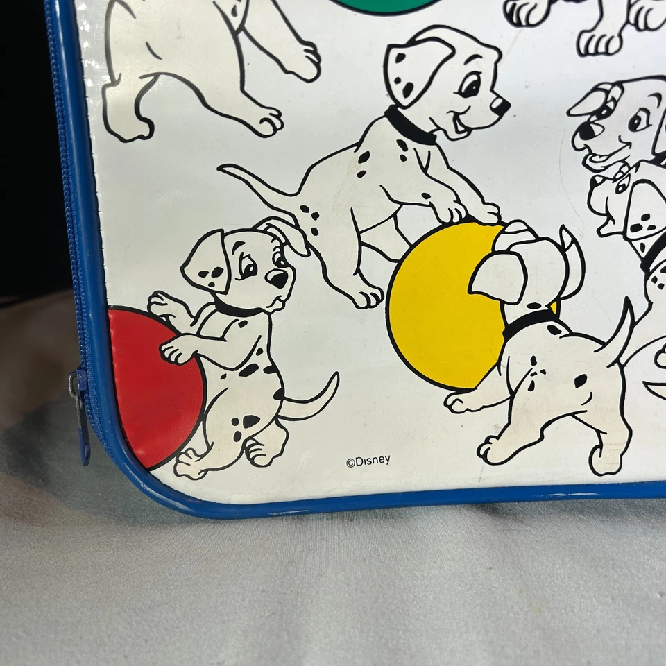101 DÁLMATAS WALT DISNEY 10x18 MALETA INFANTIL GRÁFICO CACHORRO VINILO AZUL/LONA Foto 2 de 4