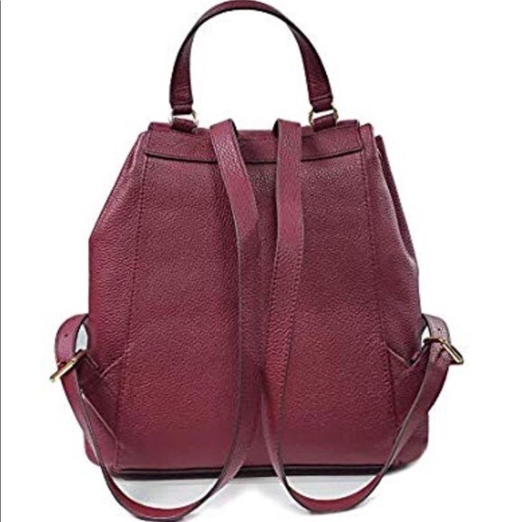 $428 Michael Kors Riley Large Pebbled Leather Backpack  display picture 3