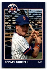 1988 Grand Slam Baseball Card Rodney Murrell a Columbia Mets #17