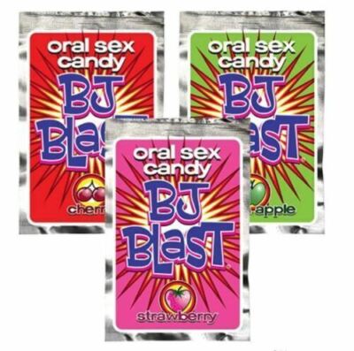 BJ Blast Oral Sex Flavored Pop Rocks Adult Foreplay Fun Candy
