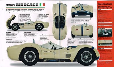 Modèle Réduit JFB Models MASERATI Birdcage #2454 N°12 Nassau