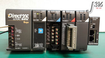 13548 AUTOMATION DIRECT DIRECT LOGIC 205 SERIE BASISGERÄT MIT 5 MODULEN D2-04B-1