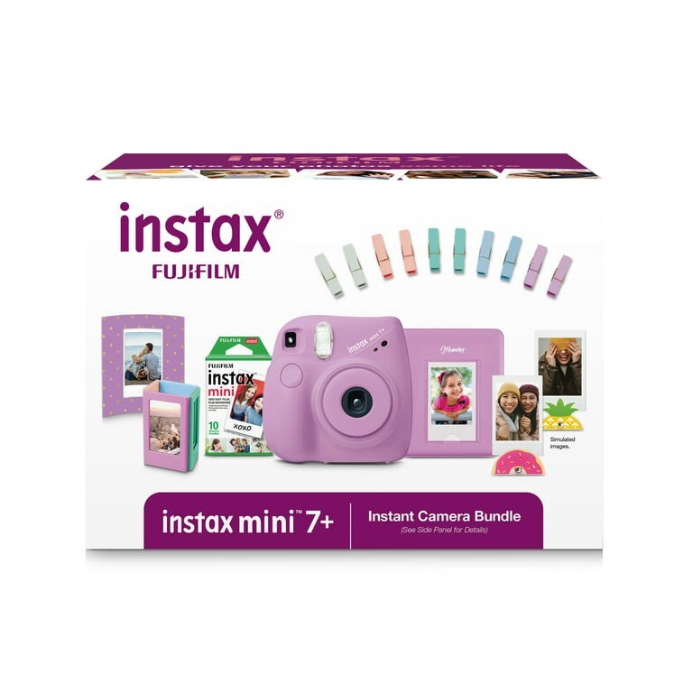 FujifilFujifilm Instax Mini 7+ Instant Camera  With Bundle + Film - Purple [LN]™