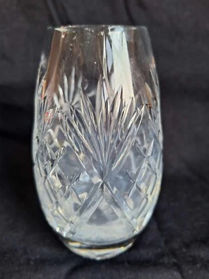 Rare.Vintage Deep Cut Crystal Vase.12cm - Image 1 of 4