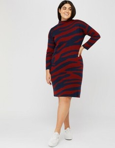 Monsoon CELINE ANIMAL DRESS Size Large 