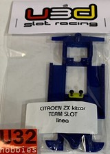 U3D Chassis 3D Citroen ZX Kit Car In Line Blue Team Slot
