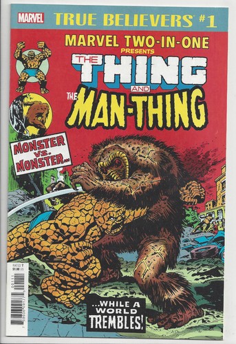 FANTASTIC FOUR TRUE BELIEVERS #1 DR DOOM GALACTUS HULK WEDDING CHOICE NM- NM - Picture 3 of 28