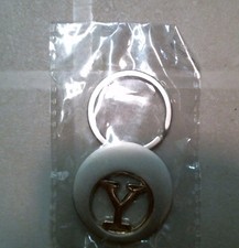 Letter Alphabet Initial "Y" BRUSHED GOLD Name Key Chain Holder, FREE SHIP