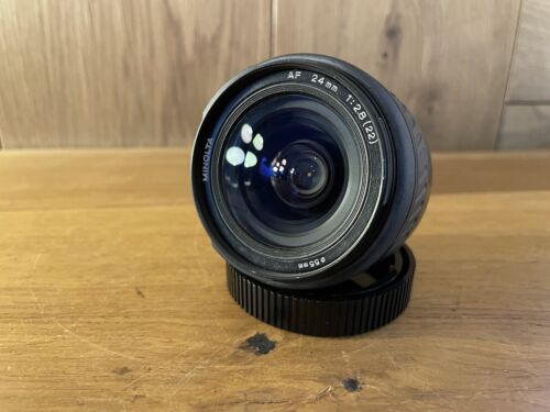 *Near Mint ++* Minolta AF 24mm F/2.8 New Type Lens for Minolta Sony A alpha /JPN